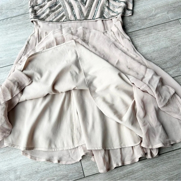 ASOS WEDDING Crop Top Embellished Mini Dress - Picture 10 of 16